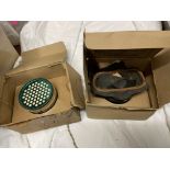 BOXED WWII AIR RESPIRATOR AND REFILL
