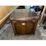 OAK COAL BIN WITH LINER