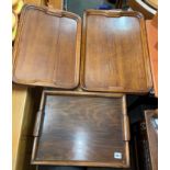 THREE OAK GALLERY TRAYS