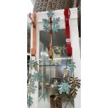 STAGS HEAD AND HOLLY BERRY WREATH DOOR HOLDERS A GARLAND FESTOON