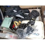 ONE BOX OF VARIOUS BICYCLE SPARES