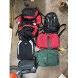 NYLON BACK PACK AND HOLDALL BAGS