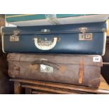 TWO VINTAGE MID 20TH CENTURY SUITCASES