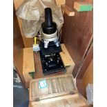 VICKERS M10A MICROSCOPE IN CASE WITH CASED SLIDES