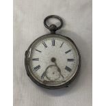 CHESTER SILVER CASED POCKET WATCH A/F