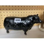 BESWICK ABERDEEN ANGUS CATTLE SOCIETY GLOSS BULL