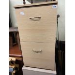 BEECH EFFECT TWO DRAWER FILING CABINET