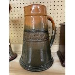 1884 POTTERY JUG WITH OLD RESTORATION
