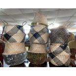 SEVEN SEA GRASS DIAMOND LINED BASKETS