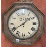 EARLY 20TH CENTURY EVANS & SONS OF BIRMINGHAM M & B WALL CLOCK