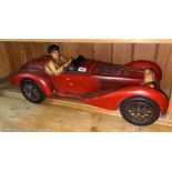 MODEL OF VINTAGE ROADSTER CAR