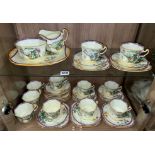 FENTON BONE CHINA COTTAGE GARDEN TEASET