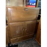 ERCOL ELM MORNING DEW CABINET