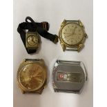 VINTAGE WRIST WATCH FACES INCLUDING GROVANA