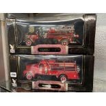 SIGNATURE SERIES DIE CAST SEAGRAVE 1:24 SCALE 1958 MODEL 750 WITH 24K GOLD PLATED COIN PIECE PLAQUE