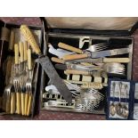 SELECTION OF CASED CUTLERY