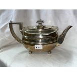 LONDON SILVER REGENCY TEAPOT 20.