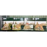 FOUR LILLIPUT LANE COTTAGES BOXED - THE GOOD LIFE L2237, THE GOLDEN JUBILEE L2488,