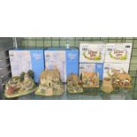 THREE LILLIPUT LANE COLLECTORS CLUB 2005/06 MEMBERS ONLY COTTAGES -THE MANOR GREEN,