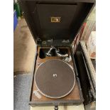 HIS MASTERS VOICE TABLE TOP GRAMOPHONE