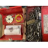 LASER DIESEL ENGINE TIMING TOOL KIT AND A LARGE QUANTITY OF TAPS AND DIES