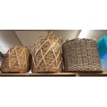 SELECTION WICKER AND SEAGRASS BASKETS