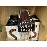 BOX OF PACKETS OF SPAAS FESTIVE CANDLES