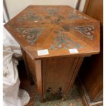 PERSIAN STYLE HEXAGONAL WORK TABLE- LID A/F