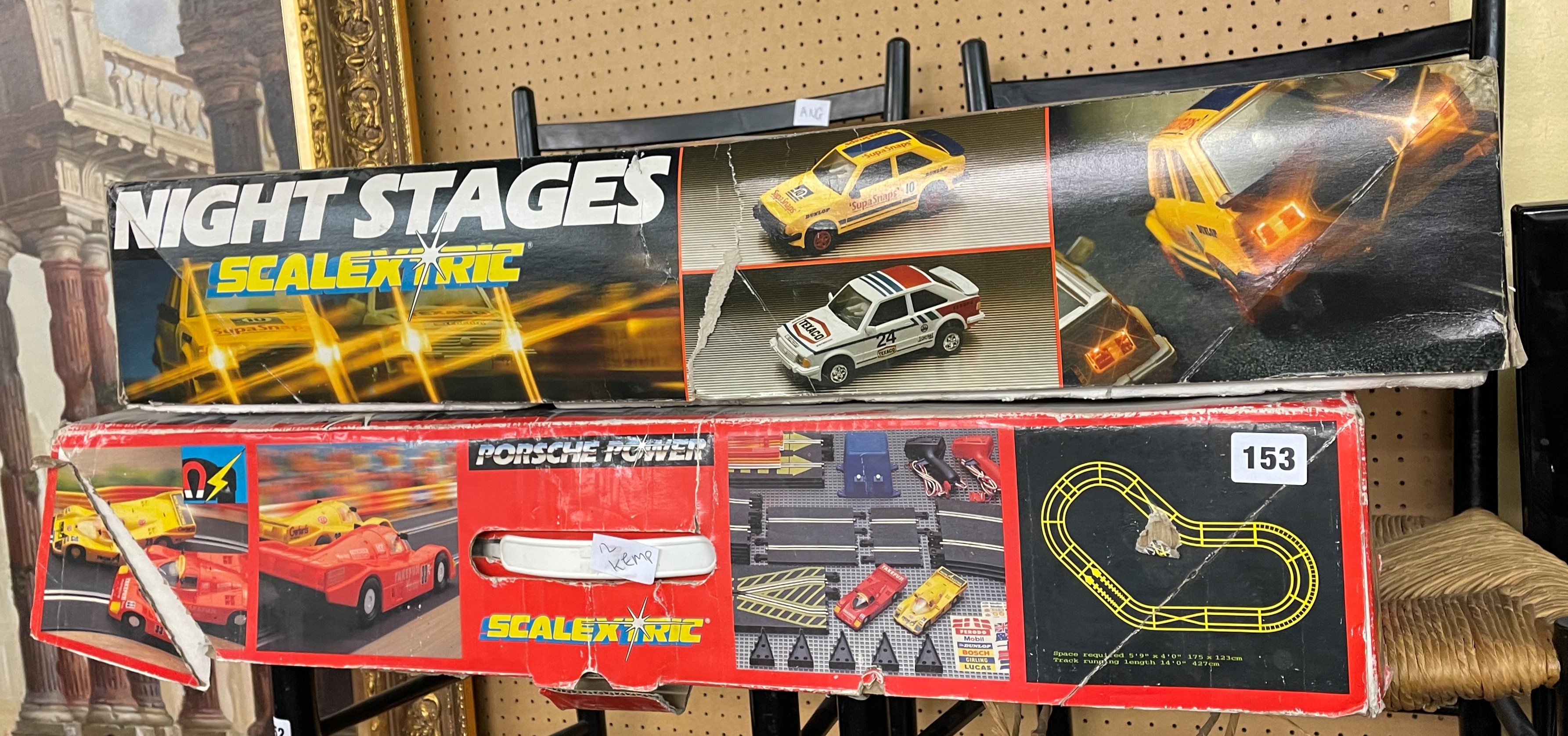 SCALEXTRIC NIGHT STAGES AND PORSCHE POWER SET