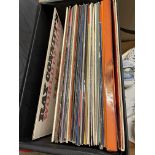 BOX OF VINYL LP RECORDS
