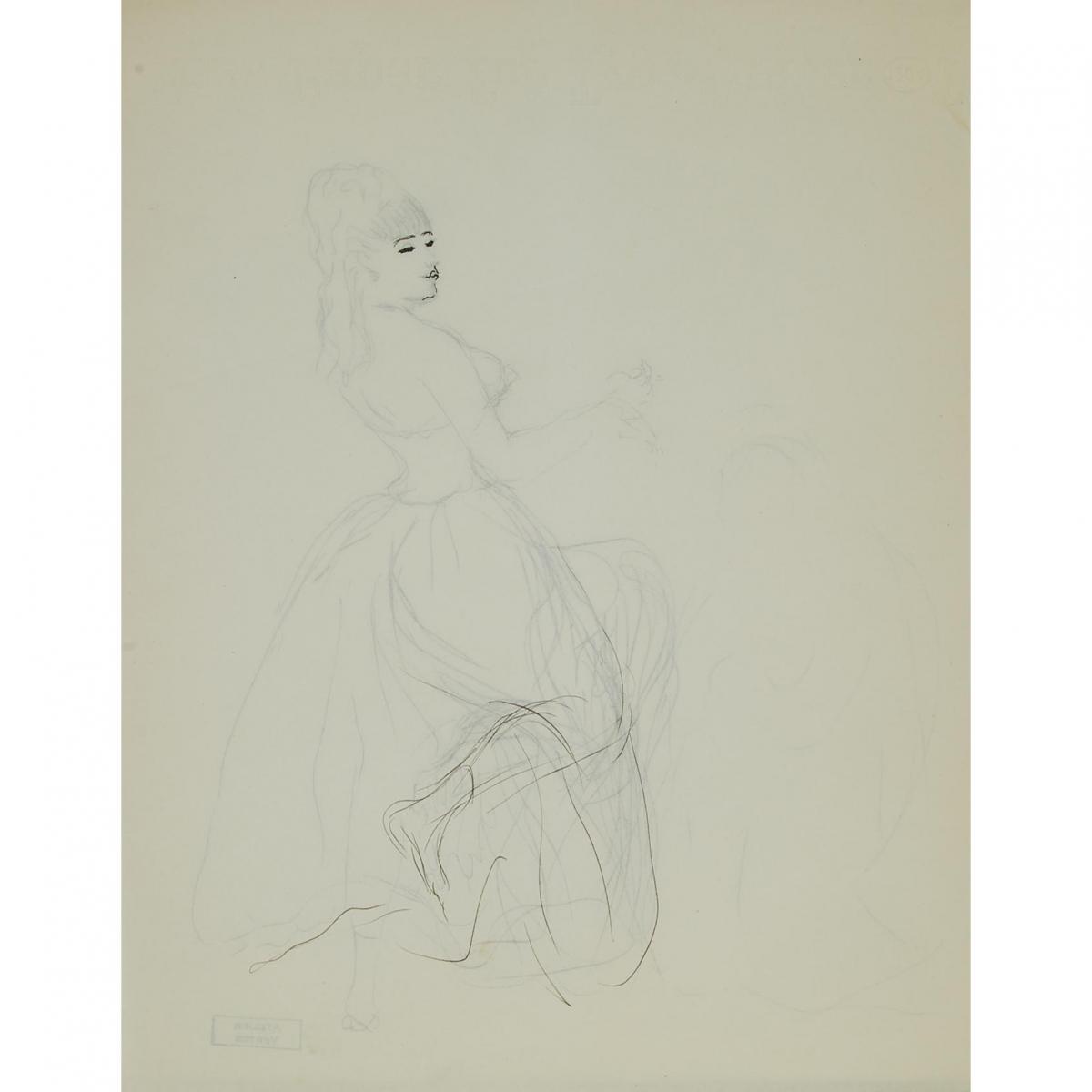 Various Artists, COLLECTION OF DRAWINGS, SOME 1956, Auguste François (Marie) Gorguet (1862-1927), Fr - Image 8 of 17