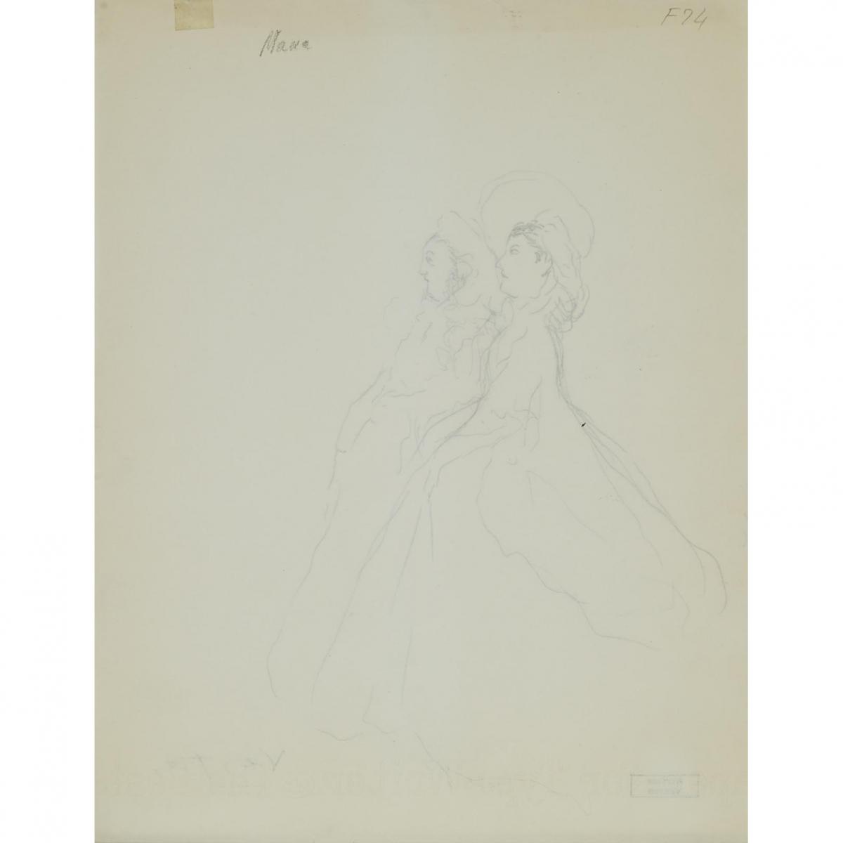 Various Artists, COLLECTION OF DRAWINGS, SOME 1956, Auguste François (Marie) Gorguet (1862-1927), Fr - Image 6 of 17
