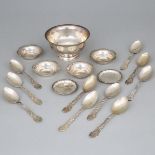 Group of Mainly North American Silver, 20th century, bowl diameter 5 in — 12.8 cm (17 Pieces)