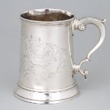 George III Silver Mug, William Shaw II, London, 1765, height 4.8 in — 12.1 cm