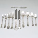 Canadian Silver 'Louis XV' Pattern Flatware Service, Henry Birks & Sons, Montreal, Que., 20th centur