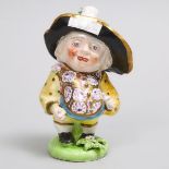 Derby Figure of a Mansion House Dwarf, c.1820, height 6.7 in — 17 cm