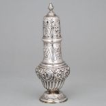 Late Victorian Silver Sugar Caster, Mappin Bros., Sheffield, 1898, height 8.9 in — 22.5 cm