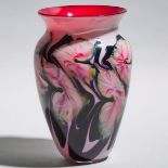 John Lotton (American, b.1964), 'Leaf and Vine' Glass Vase, dated 1991, height 10 in — 25.5 cm
