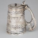 Estonian Silver Tankard Money Box, early 20th century, height 4.6 in — 11.7 cm