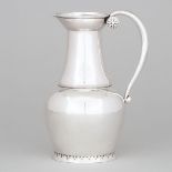 Danish Silver Jug, #8, Georg Jensen, Copenhagen, 1920, height 8.8 in — 22.3 cm