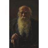 H** Smith (19th/20th Century), A BEARDED ELDER WITH CANE (CALLED A "PORTRAIT OF COUNT LEO TOLSTOY")