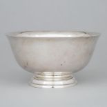 American Silver 'Paul Revere' Bowl, Reed & Barton, Taunton, Mass., 20th century, height 3.3 in — 8.3