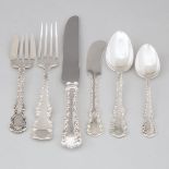 Canadian Silver ‘Louis XV’ Pattern Flatware Service, Roden Bros., Toronto, Ont., 20th century, knife