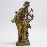 Albert Ernest Carrier-Belleuse (French, 1824-1887), HARMONIE (OR MÉLODIE), width 24.4 in — 62 cm