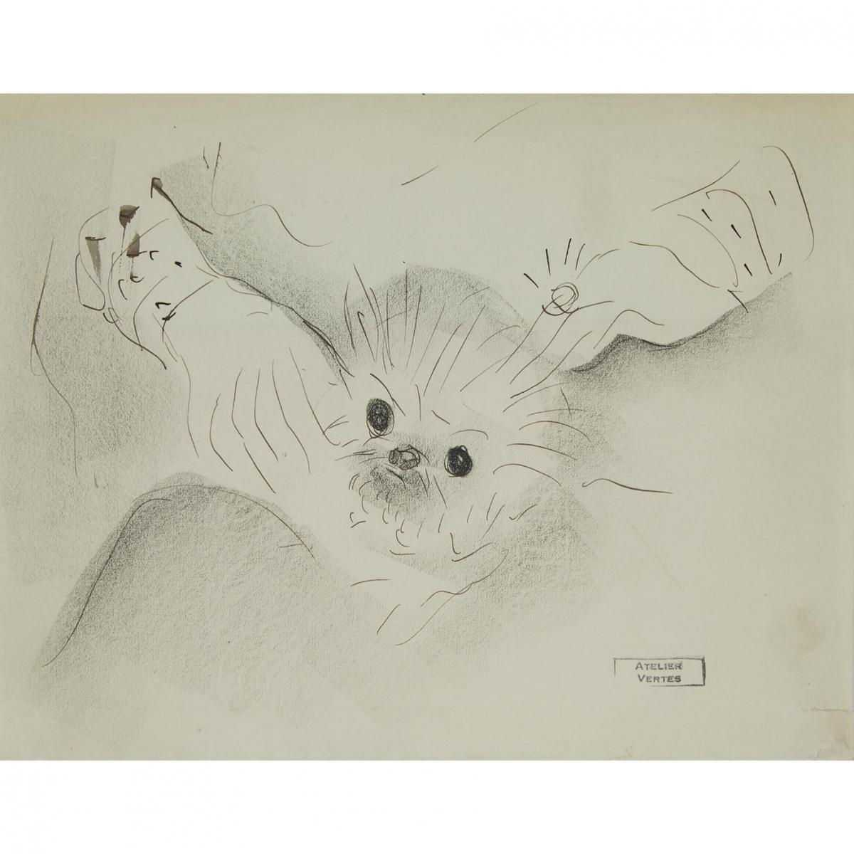 Various Artists, COLLECTION OF DRAWINGS, SOME 1956, Auguste François (Marie) Gorguet (1862-1927), Fr - Image 10 of 17