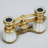 Pair of French Opera Glasses, Duvelleroy, Paris, 19th/early 20th century, width 3.5 in — 8.9 cm