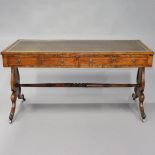 Empire Style Mahogany Writing Desk, c.1830, 29 x 56.5 x 25,.5 in — 73.7 x 143.5 x 64.8 cm