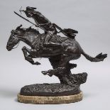 After Frederic Sackrider Remington (American, 1861-1909), CHEYENNE, height 21.25 in — 54 cm