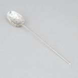 George III Silver Mote Spoon, c.1770, length 5.8 in — 14.8 cm