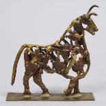 Pal Kepenyes (Hungarian/Mexican, b.1926), TAURUS THE BULL, 4.75 x 5 in — 12.1 x 12.7 cm